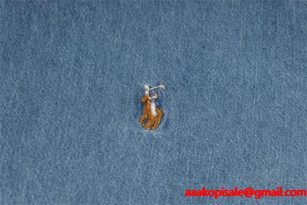 定番人気 デニム シャツ ワンポイント刺繍 プレミアム Polo Ralph Lauren ポロ ラルフローレン コピー