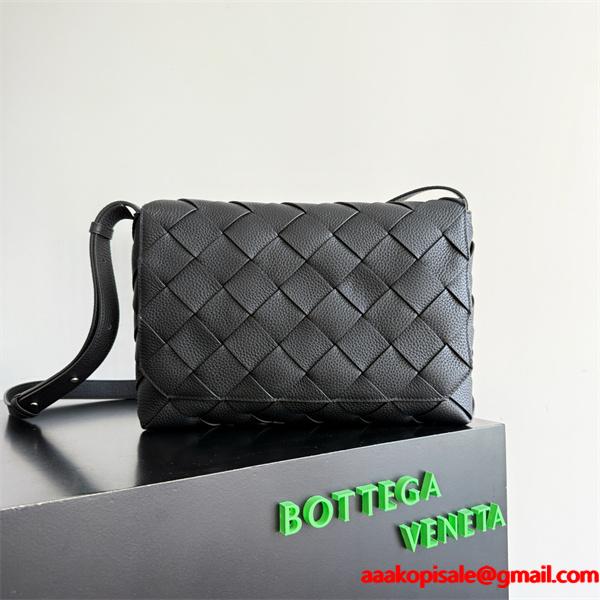 BOTTEGA VENETA Diagoボッテガ ヴェネタ ショルダーバッグコピー黒色2026人気上品