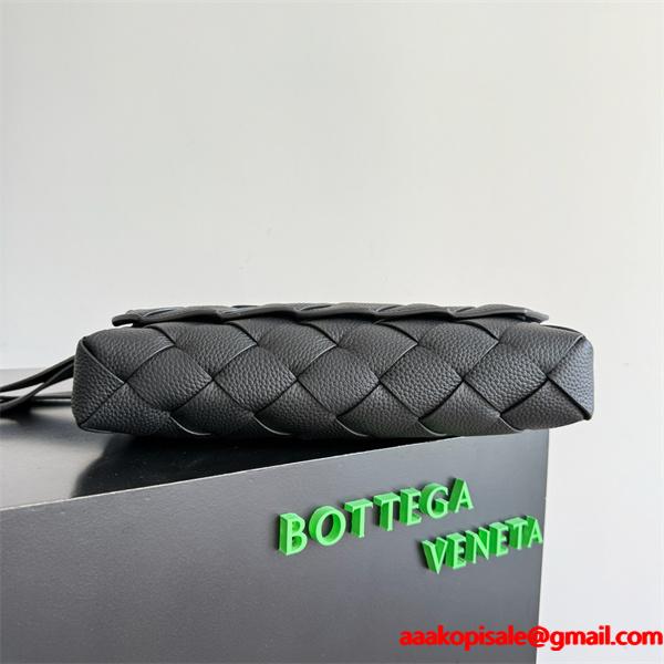 BOTTEGA VENETA Diagoボッテガ ヴェネタ ショルダーバッグコピー黒色2026人気上品