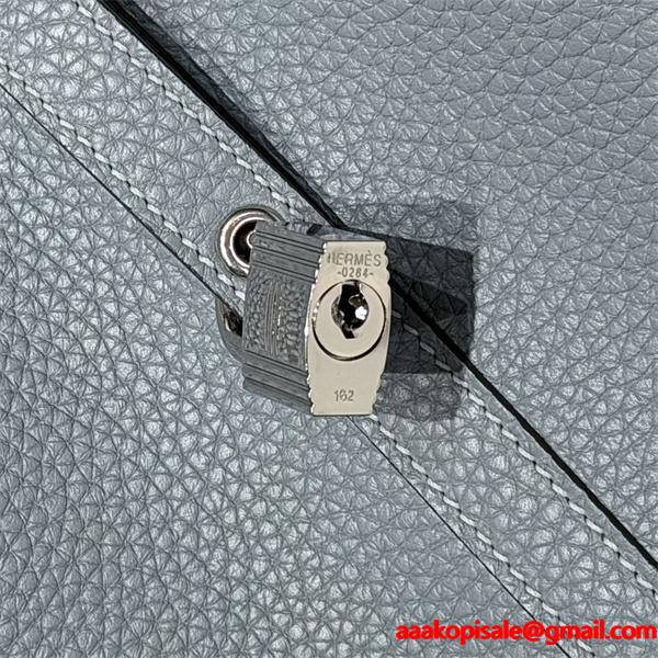 定番☆Hermès picotin 18エルメス ハンドバッグスーパーコピーＮ級品人気blue lin お洒落コーディネート