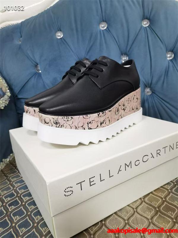 STELLA McCARTNEY コピー 激安 2026新作 厚底プラットフォーム シンプル ステラマッカートニー