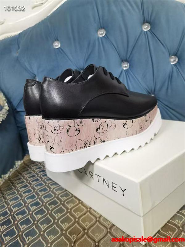 STELLA McCARTNEY コピー 激安 2026新作 厚底プラットフォーム シンプル ステラマッカートニー