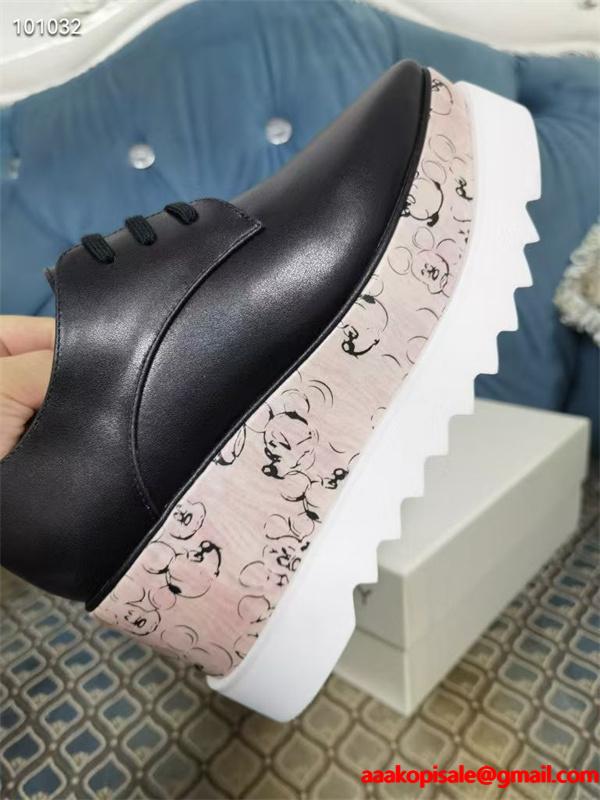 STELLA McCARTNEY コピー 激安 2026新作 厚底プラットフォーム シンプル ステラマッカートニー