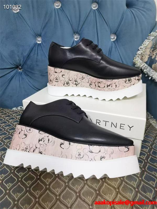STELLA McCARTNEY コピー 激安 2026新作 厚底プラットフォーム シンプル ステラマッカートニー