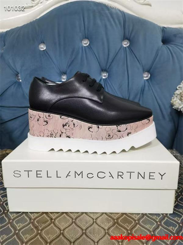 STELLA McCARTNEY コピー 激安 2026新作 厚底プラットフォーム シンプル ステラマッカートニー