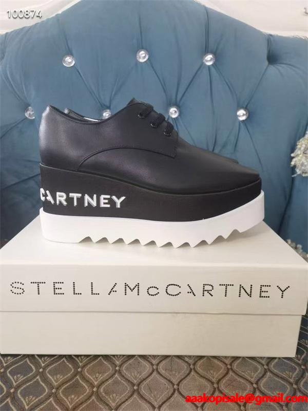 ステラマッカートニー STELLA McCARTNEY コピー 2026最新作 スターモチーフ 厚底シューズ  個性派