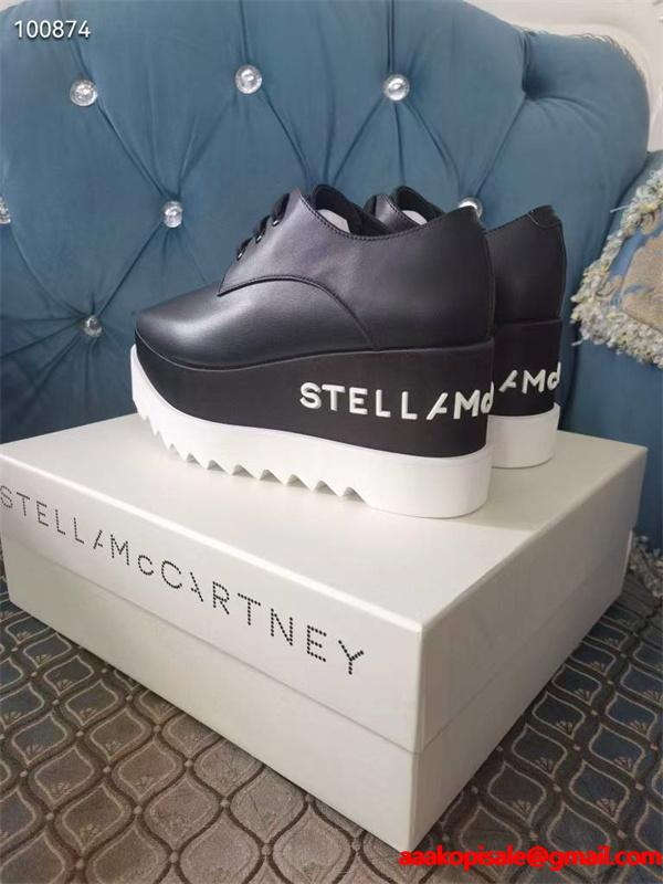 ステラマッカートニー STELLA McCARTNEY コピー 2026最新作 スターモチーフ 厚底シューズ  個性派