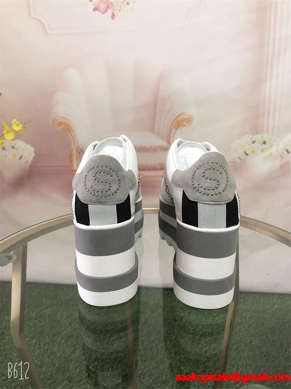 STELLA McCARTNEY ステラマッカートニー コピー スター装飾 厚底スニーカー おしゃれ ストリート