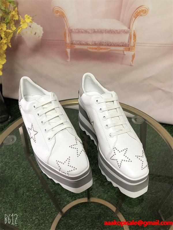 STELLA McCARTNEY ステラマッカートニー コピー スター装飾 厚底スニーカー おしゃれ ストリート