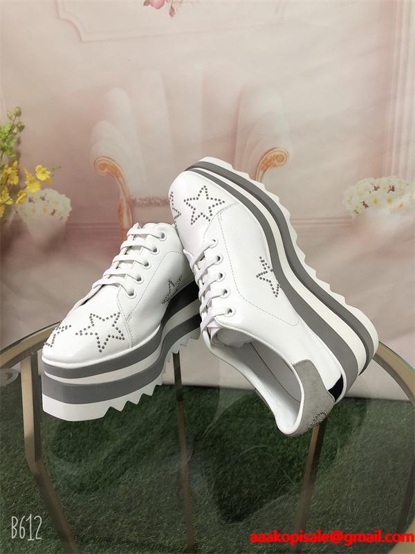 STELLA McCARTNEY ステラマッカートニー コピー スター装飾 厚底スニーカー おしゃれ ストリート