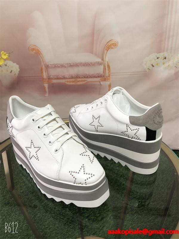 STELLA McCARTNEY ステラマッカートニー コピー スター装飾 厚底スニーカー おしゃれ ストリート
