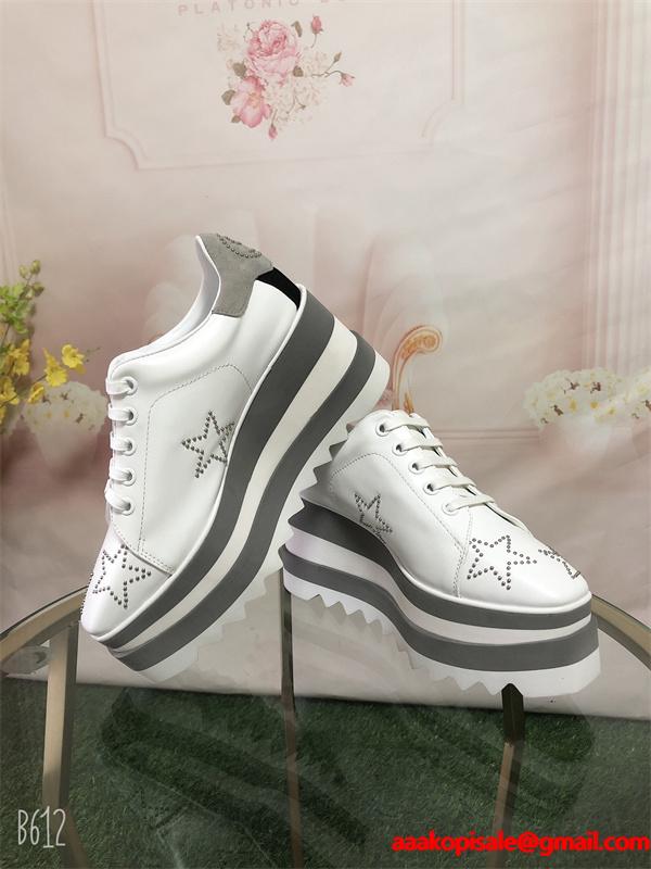 STELLA McCARTNEY ステラマッカートニー コピー スター装飾 厚底スニーカー おしゃれ ストリート
