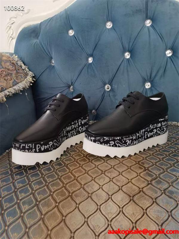 プリント 厚底シューズ ベージュ シンプル 洗練 STELLA McCARTNEY ステラマッカートニー コピー