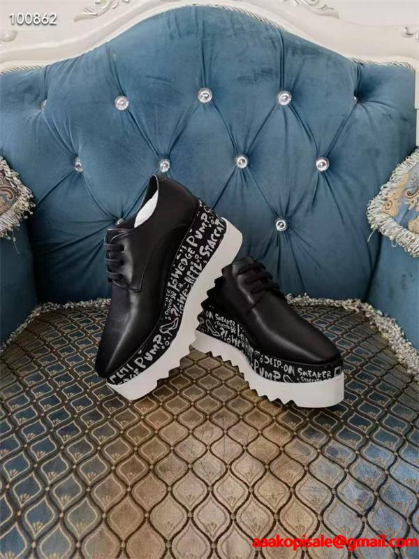 プリント 厚底シューズ ベージュ シンプル 洗練 STELLA McCARTNEY ステラマッカートニー コピー