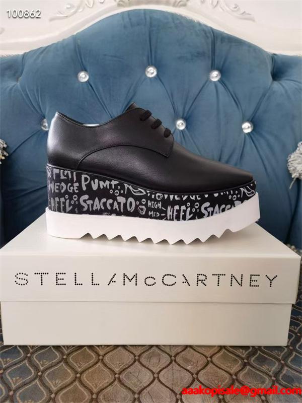 プリント 厚底シューズ ベージュ シンプル 洗練 STELLA McCARTNEY ステラマッカートニー コピー