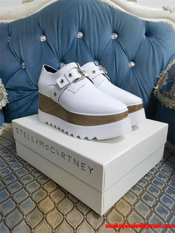 STELLA McCARTNEY ステラマッカートニー コピー バックル 厚底シューズ モダン スタイリッシュ