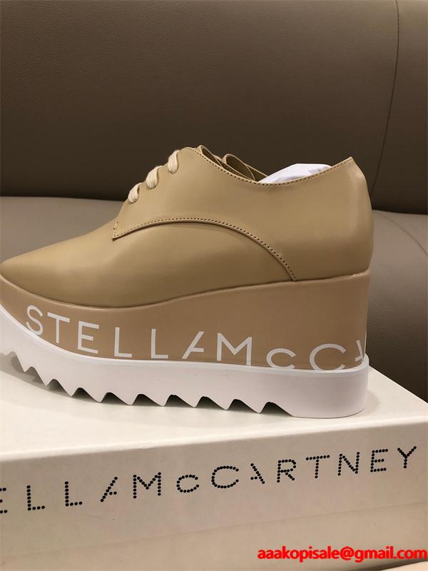 2026新作 厚底シューズ ベージュ スポーティー STELLA McCARTNEY ステラマッカートニー コピー 