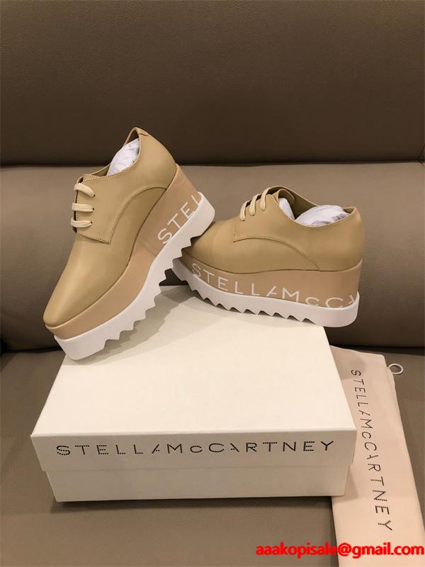 2026新作 厚底シューズ ベージュ スポーティー STELLA McCARTNEY ステラマッカートニー コピー 