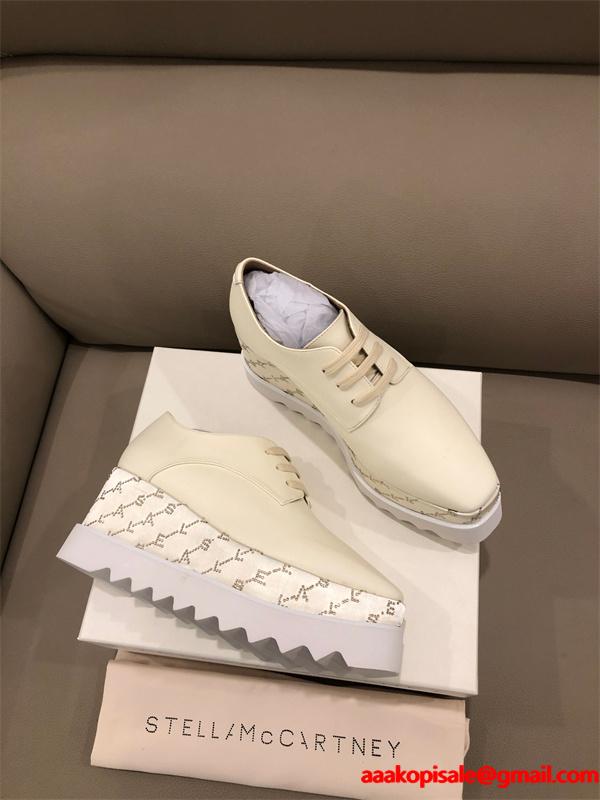 STELLA McCARTNEY ステラマッカートニー コピー  2026新作 印花デザイン 厚底シューズ シンプル オシャレ