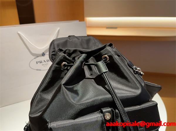 2026新作 シンプル 洗練された PRADA プラダ コピー デイパック ブラック ベストセラー