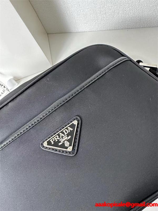PRADA プラダ コピー 洗練された スタイリッシュな ミニバッグ メンズ ブラック 特選