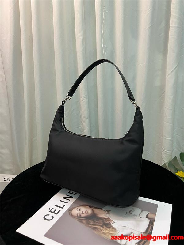 PRADA プラダ コピー シンプル エレガントな ハンドバッグ ブラック 高評価