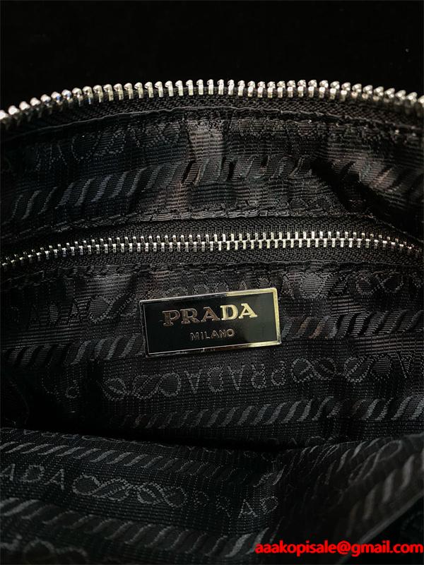 PRADA プラダ コピー シンプル エレガントな ハンドバッグ ブラック 高評価
