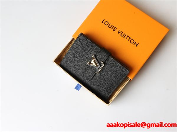 高級感 溢れる LOUIS VUITTON ルイヴィトン コピー 財布 メンズ レディース ブラック 人気商品