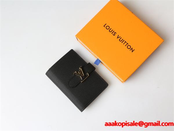 高級感 溢れる LOUIS VUITTON ルイヴィトン コピー 財布 メンズ レディース ブラック 人気商品