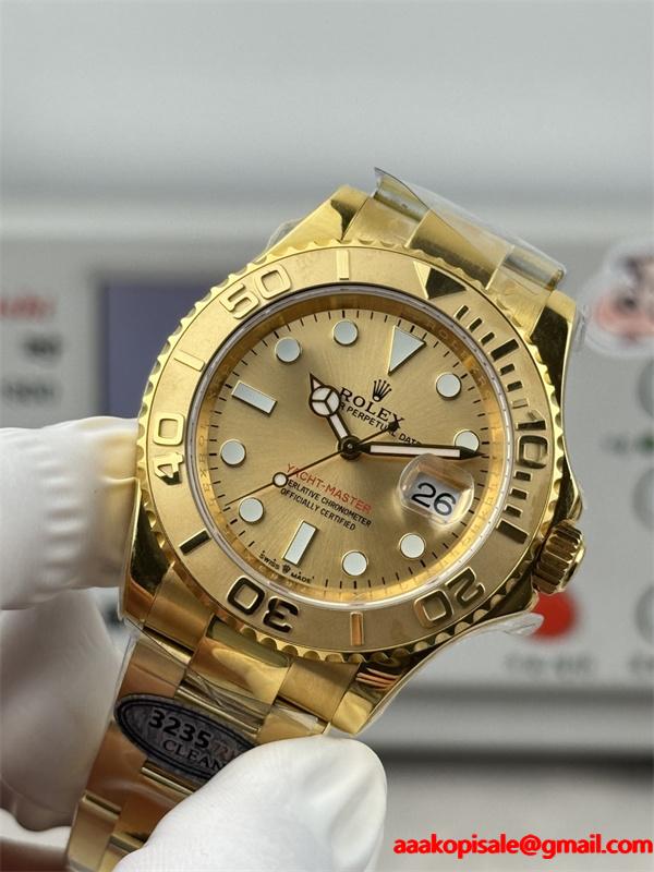 40mm人気3235搭載ロレックス時計コピー2026上品ゴールド色100％品質保証おしゃれ