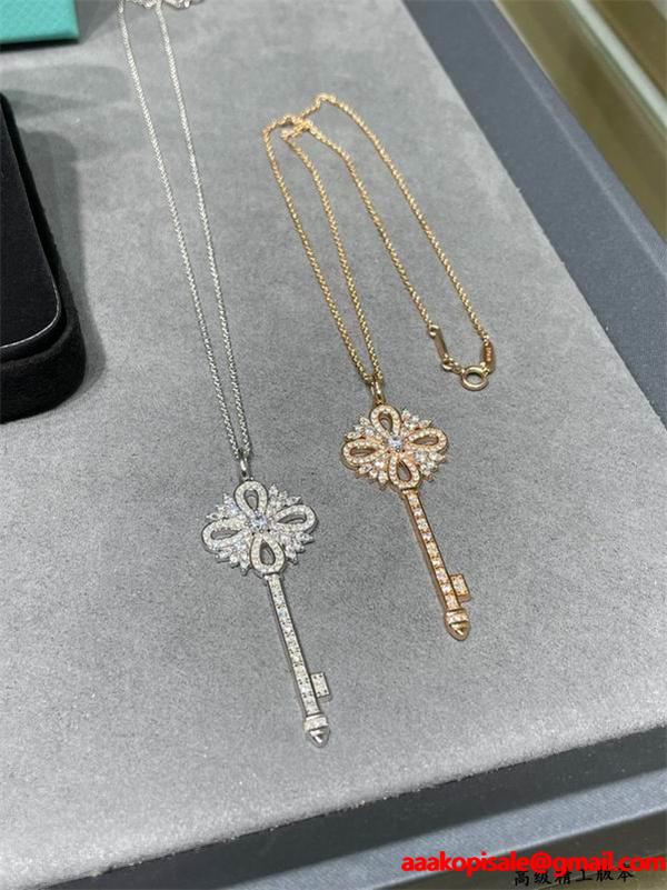 エレガント表情 キーモチーフ ネックレス 特別デザイン Tiffany&Co ティファニー コピー