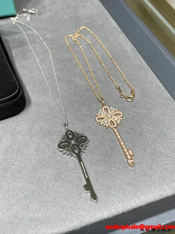 エレガント表情 キーモチーフ ネックレス 特別デザイン Tiffany&Co ティファニー コピー