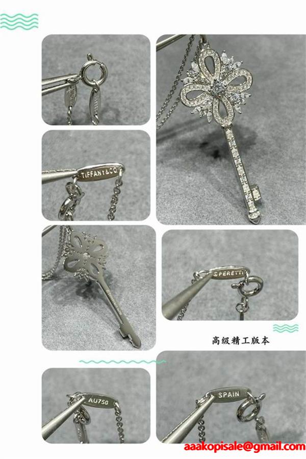 エレガント表情 キーモチーフ ネックレス 特別デザイン Tiffany&Co ティファニー コピー