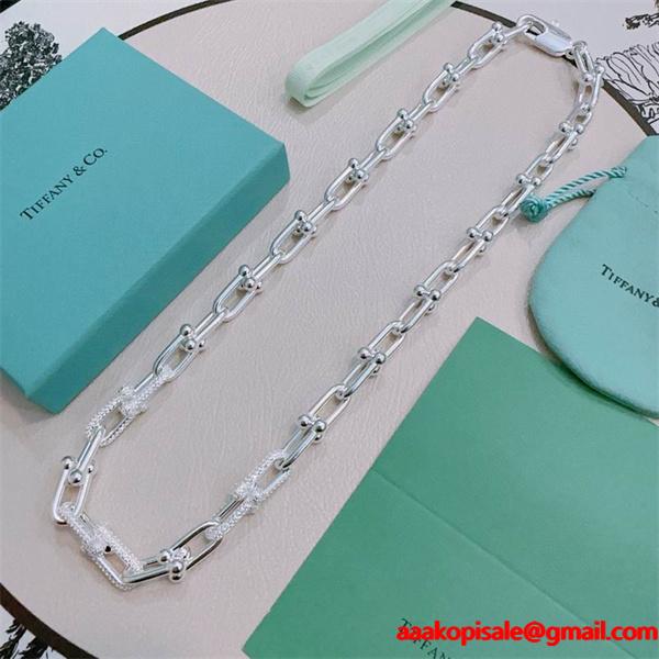 存在感際立つ モダン構造 チェーン ネックレス 注目作 Tiffany&Co ティファニー コピー