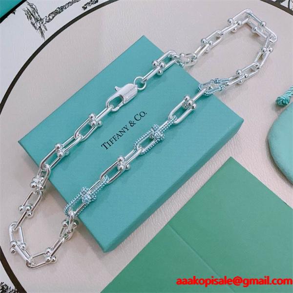 期間限定 立体リンク デザイン チェーン ネックレス Tiffany&Co ティファニー コピー