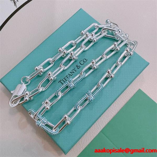 期間限定 立体リンク デザイン チェーン ネックレス Tiffany&Co ティファニー コピー