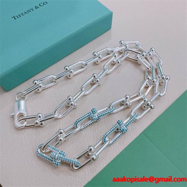 期間限定 立体リンク デザイン チェーン ネックレス Tiffany&Co ティファニー コピー