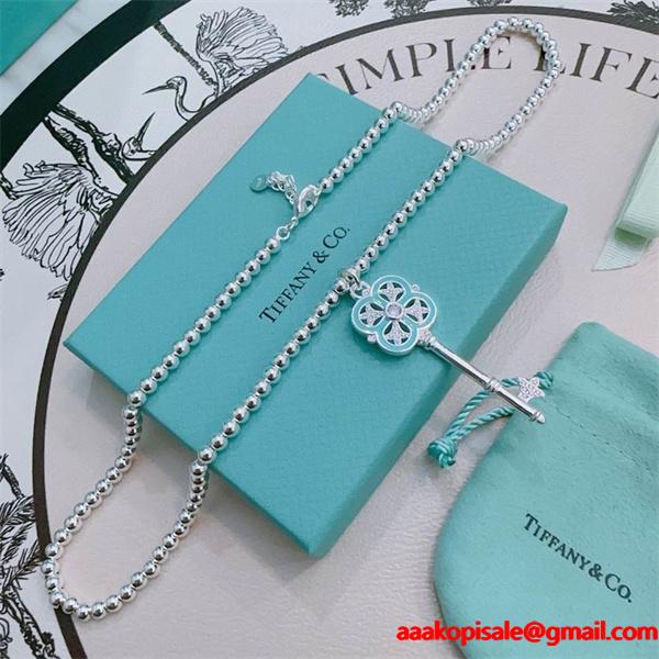 上品 エレガント キーモチーフ Tiffany&Co ティファニー コピー ネックレス 2026新作