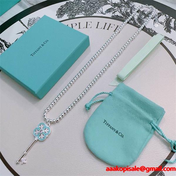 上品 エレガント キーモチーフ Tiffany&Co ティファニー コピー ネックレス 2026新作