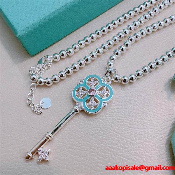 上品 エレガント キーモチーフ Tiffany&Co ティファニー コピー ネックレス 2026新作