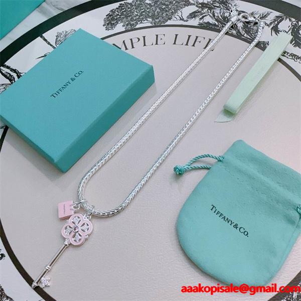 洗練アクセント コンビ チャーム ネックレス 売れ筋 Tiffany&Co ティファニー コピー