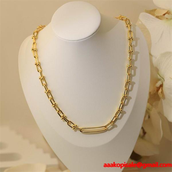 華やか印象 リッチカラー チェーン ネックレス おすすめ Tiffany&Co ティファニー コピー