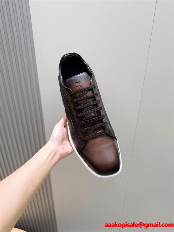 Berluti ベルルッティ コピー 人気注目 新作登場 快適フィット 都会派 レザースニーカー