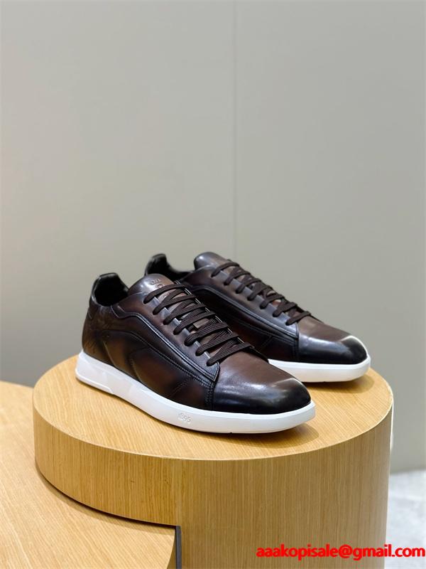 Berluti ベルルッティ コピー 人気注目 新作登場 快適フィット 都会派 レザースニーカー
