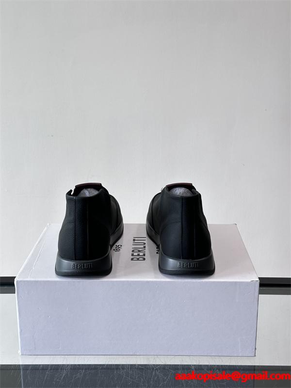 洗練 Berluti ベルルッティ コピー レザースニーカー 快適フィット 日常使いに最適