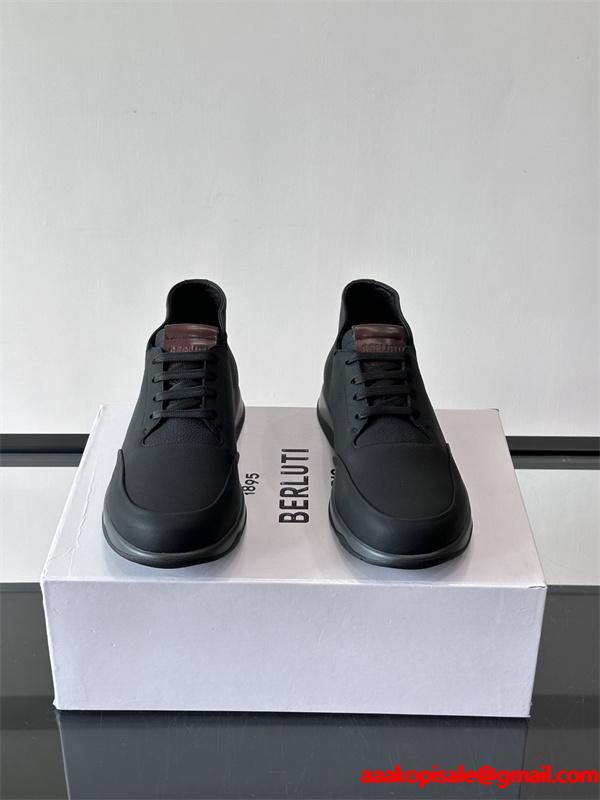 洗練 Berluti ベルルッティ コピー レザースニーカー 快適フィット 日常使いに最適