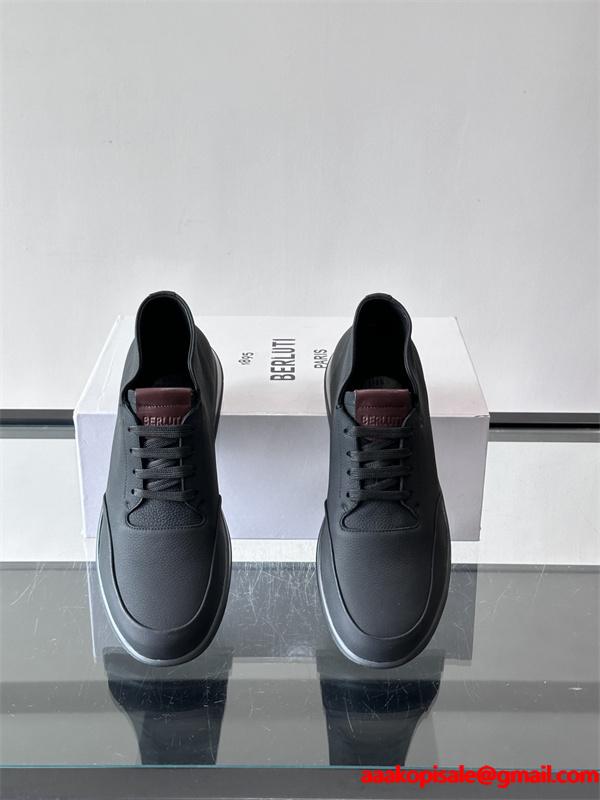 洗練 Berluti ベルルッティ コピー レザースニーカー 快適フィット 日常使いに最適