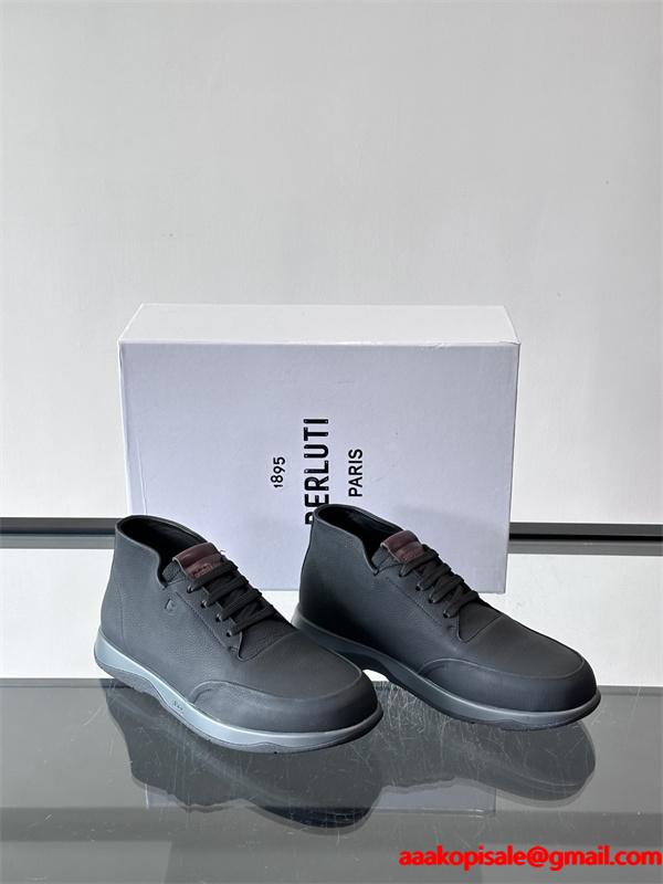 洗練 Berluti ベルルッティ コピー レザースニーカー 快適フィット 日常使いに最適