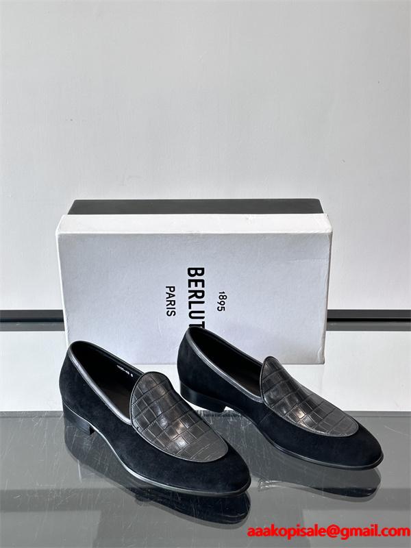 Berluti ベルルッティ コピー 上質 快適 2026新作 話題 スエードローファー