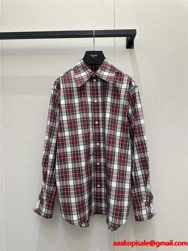 ☆2026人気☆☆CELINE セリーヌ シャツコピーレディースファッション逸品リラックス感